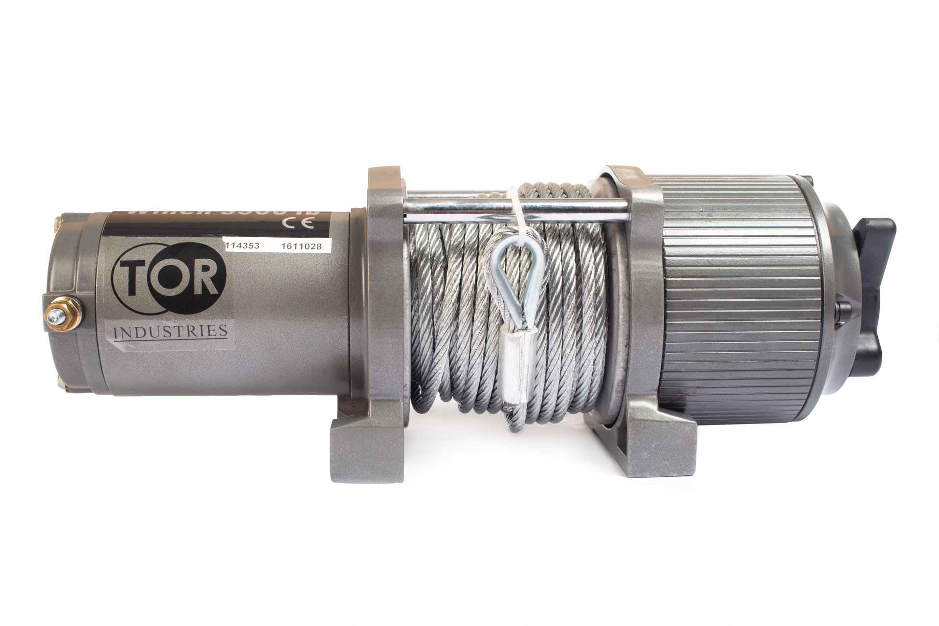 Лебедка (1588 кг/15 м) автомобильная TOR 12 V P3500-1D (114353)