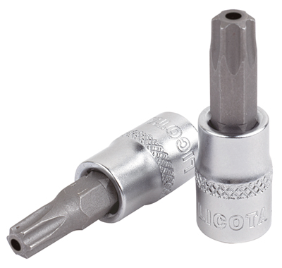 Головка торцевая с вставкой torx с отверстием T60 L=55 мм 1/2 Licota H4TT060