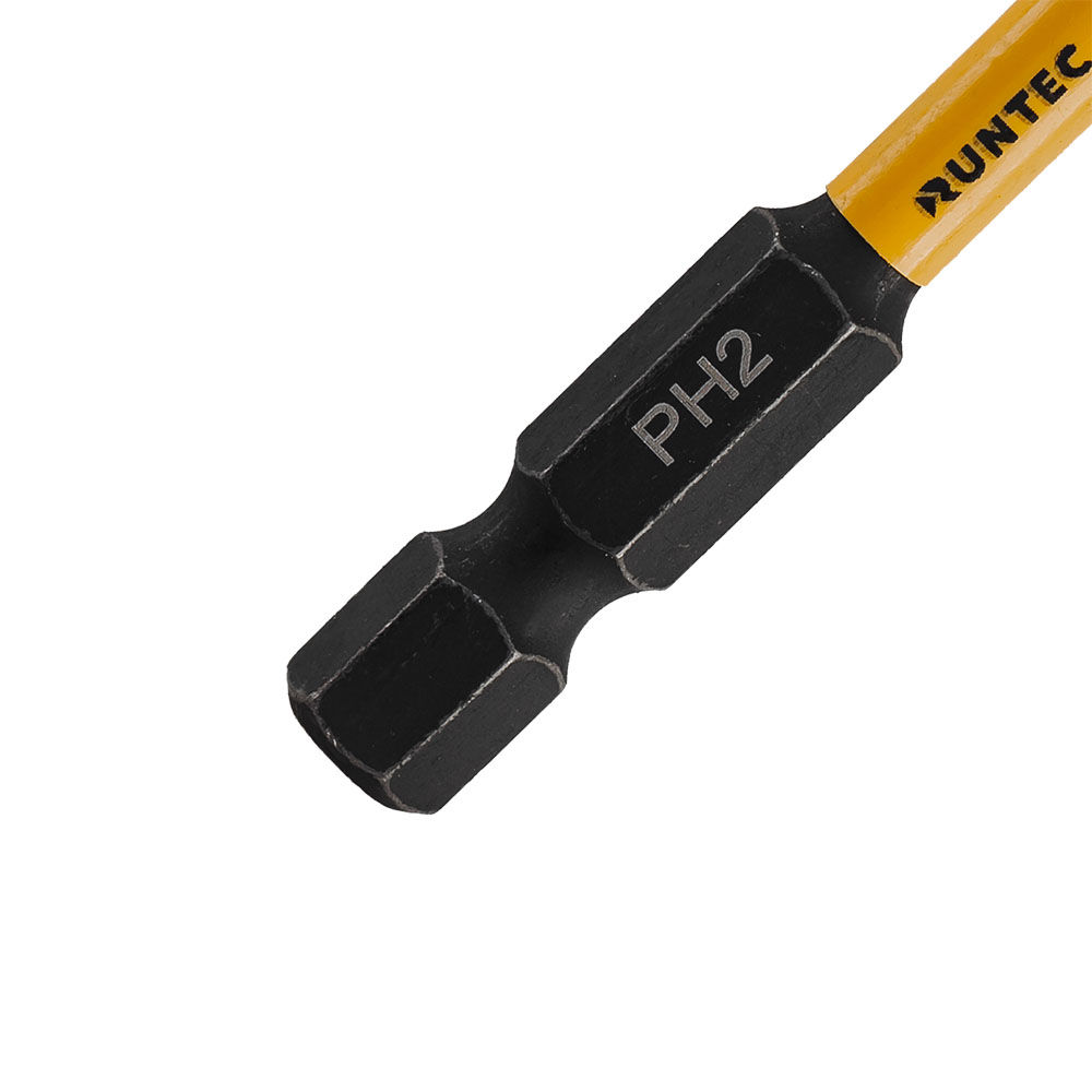 Бита ударная RUNTEC H6.35 50мм PH2 5шт., RUNTEC, RT-IB50