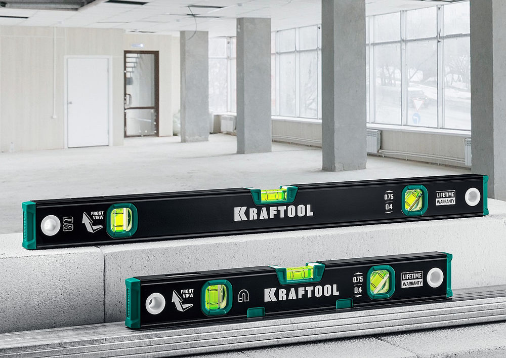 Уровень 600 мм, с зеркальным глазком KRAFTOOL 34781-60