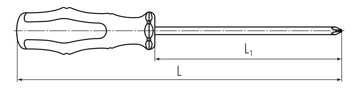 Отвертка Мастер PH1100 (КВТ) 77401