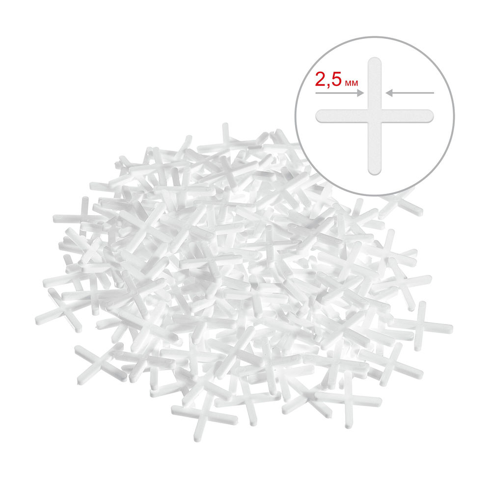 Крестики для плитки 2.5 мм, 200 шт STAYER 3380-2,5