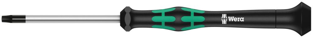 Отвёртка прецизионная TX 10 x 60 мм с фиксацией TORX HF Kraftform Micro серия 2067 Wera WE-118186