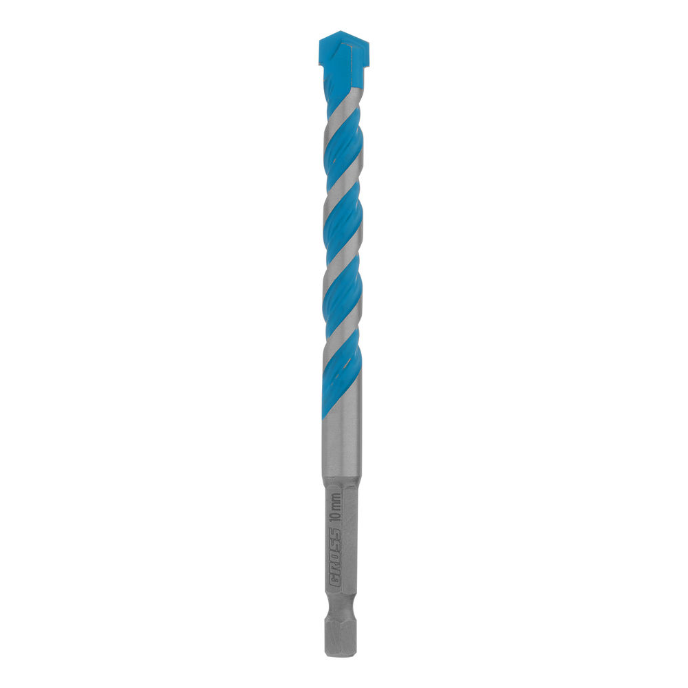 Сверло универсальное, Multipurpose PRO, 6-гр. хвостовик, 10мм Gross (706014)
