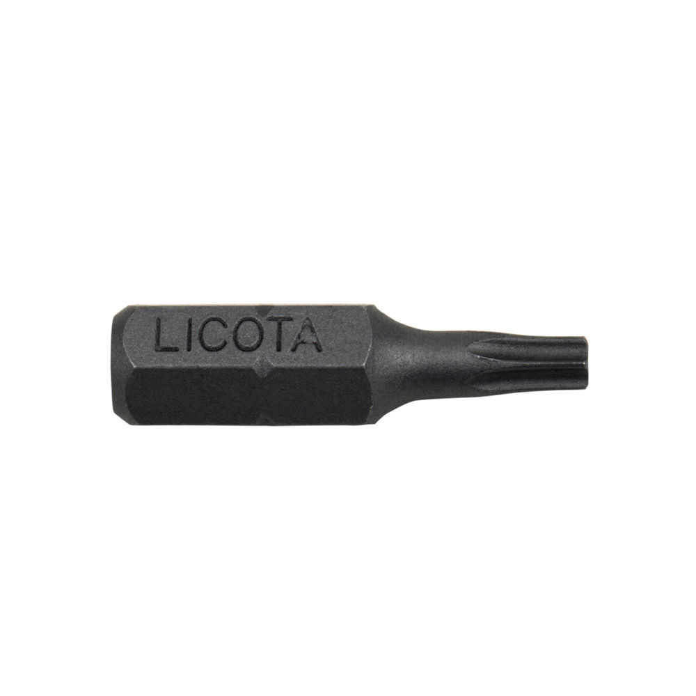 Бита, с шестигранным хвостовиком, 1/4, T15H, 25 мм, 1 шт, Licota, BTT102515