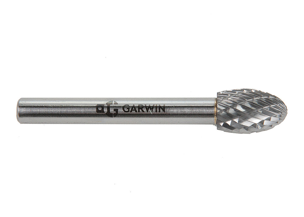 Борфреза овальная 10x16x60 мм, VHM, DC, форма E (серия 900605) GARWIN INDUSTRIAL 900605-101660