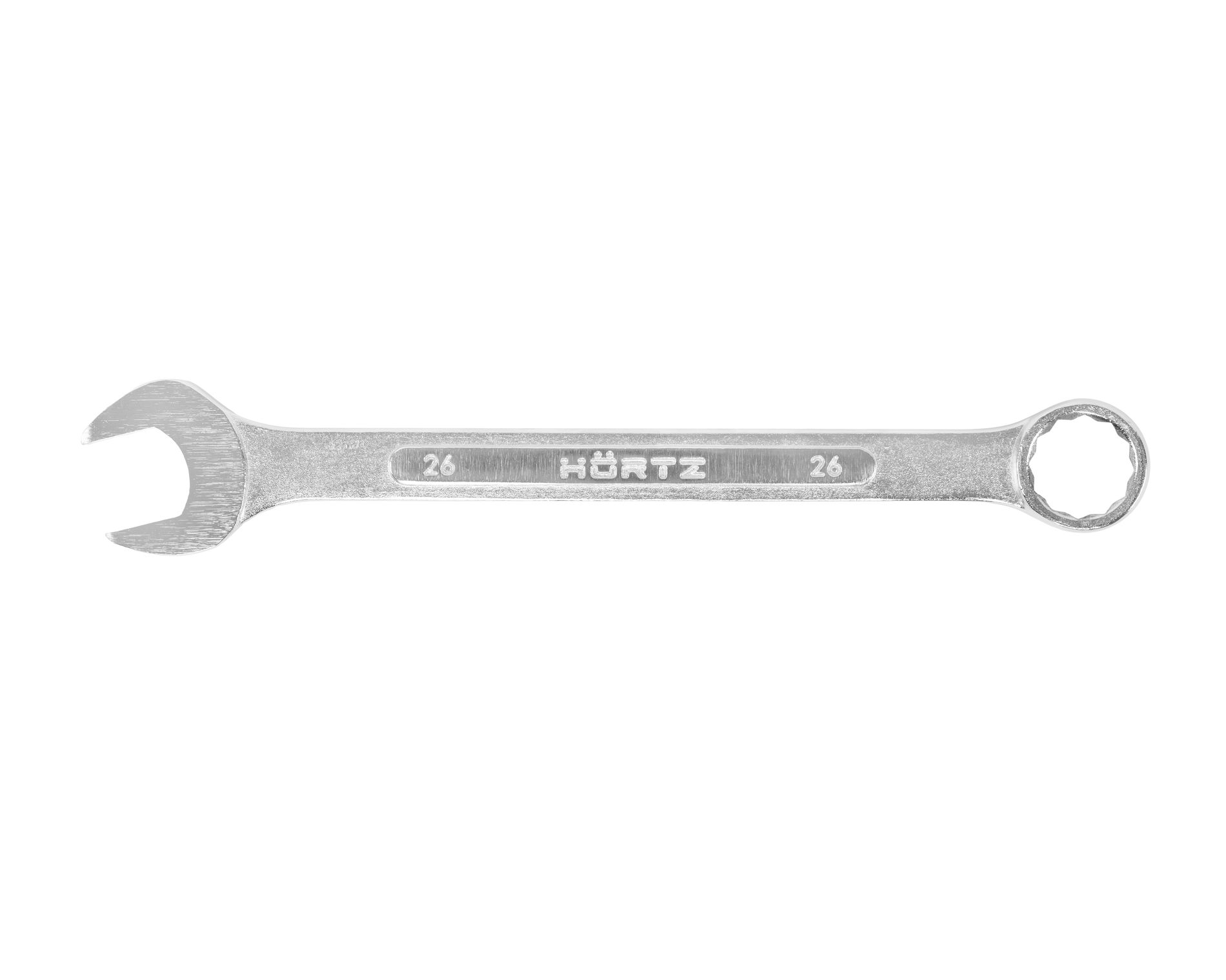 Ключ гаечный комбинированный 26х26 хромированное HORTZ