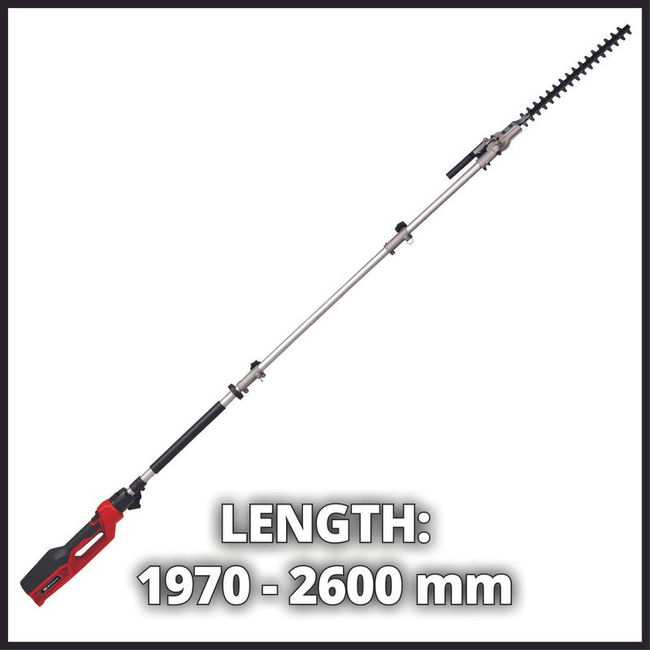 Кусторез электрический с телескопич штангой Einhell GC-HH 9046,900вт,41см,20мм,штанга 1970-2600мм (3403880)