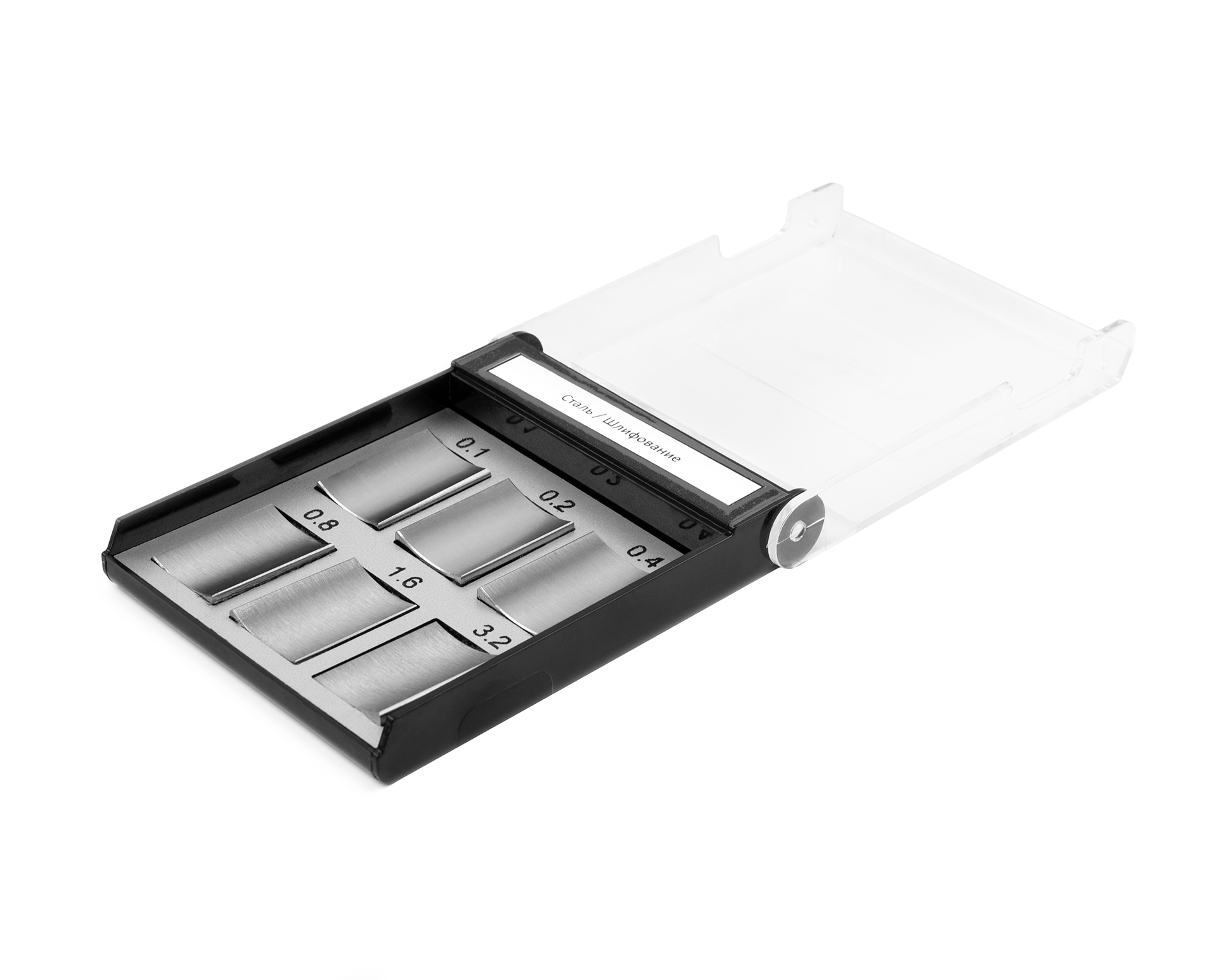 Набор ОШС-ШЦВ Ra (0,1;0,2;0,4;0,8;1,6;3,2) сталь с поверкой