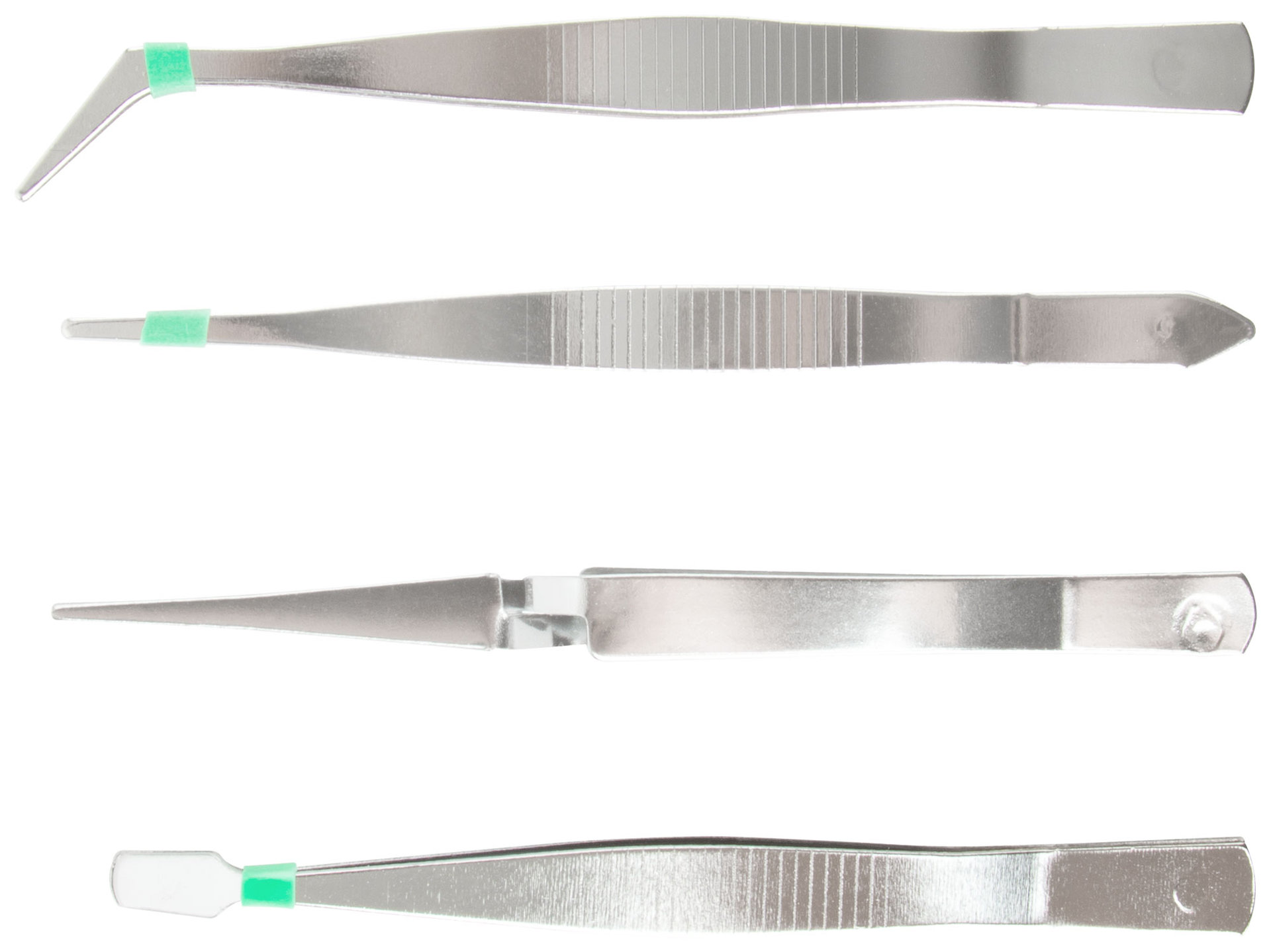 Пинцеты набор 4 шт.нержавеющие (67445)