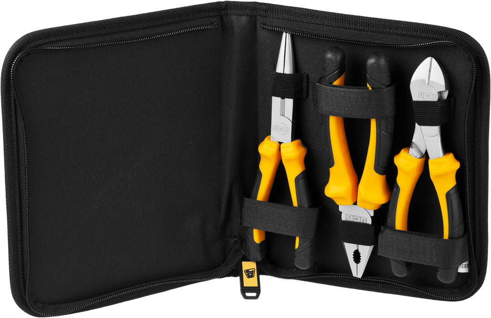 Набор губцевого инструмента, 3 предм. JCB JPL016