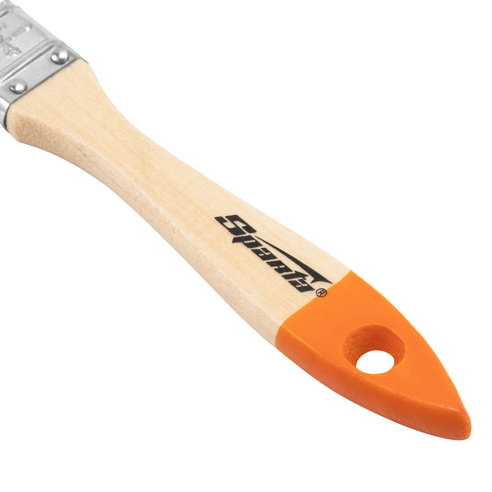 Кисть плоская Slimline 3/4 (20 мм) натуральная щетина, деревянная ручка Sparta (824155)