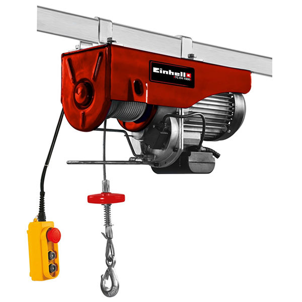 Таль канатная электрическая Einhell TC-EH 1000, 1600Вт, 1000/500кг (2255160)
