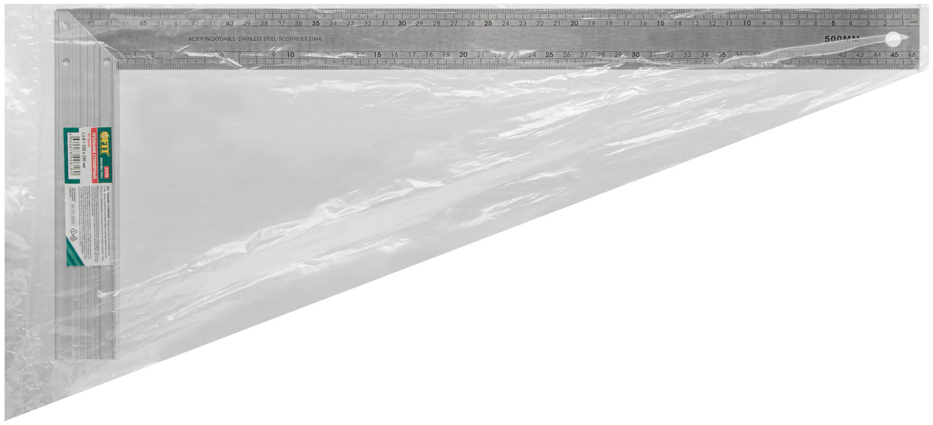 Угольник столярный Профи 500 х 200 мм (19548)