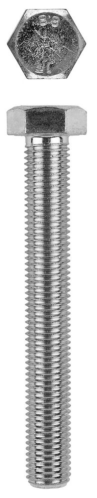 Болт 16х45 мм DIN 933, кл. пр. 8.8, цинк, 50 шт KRAFTOOL 303074-16-045