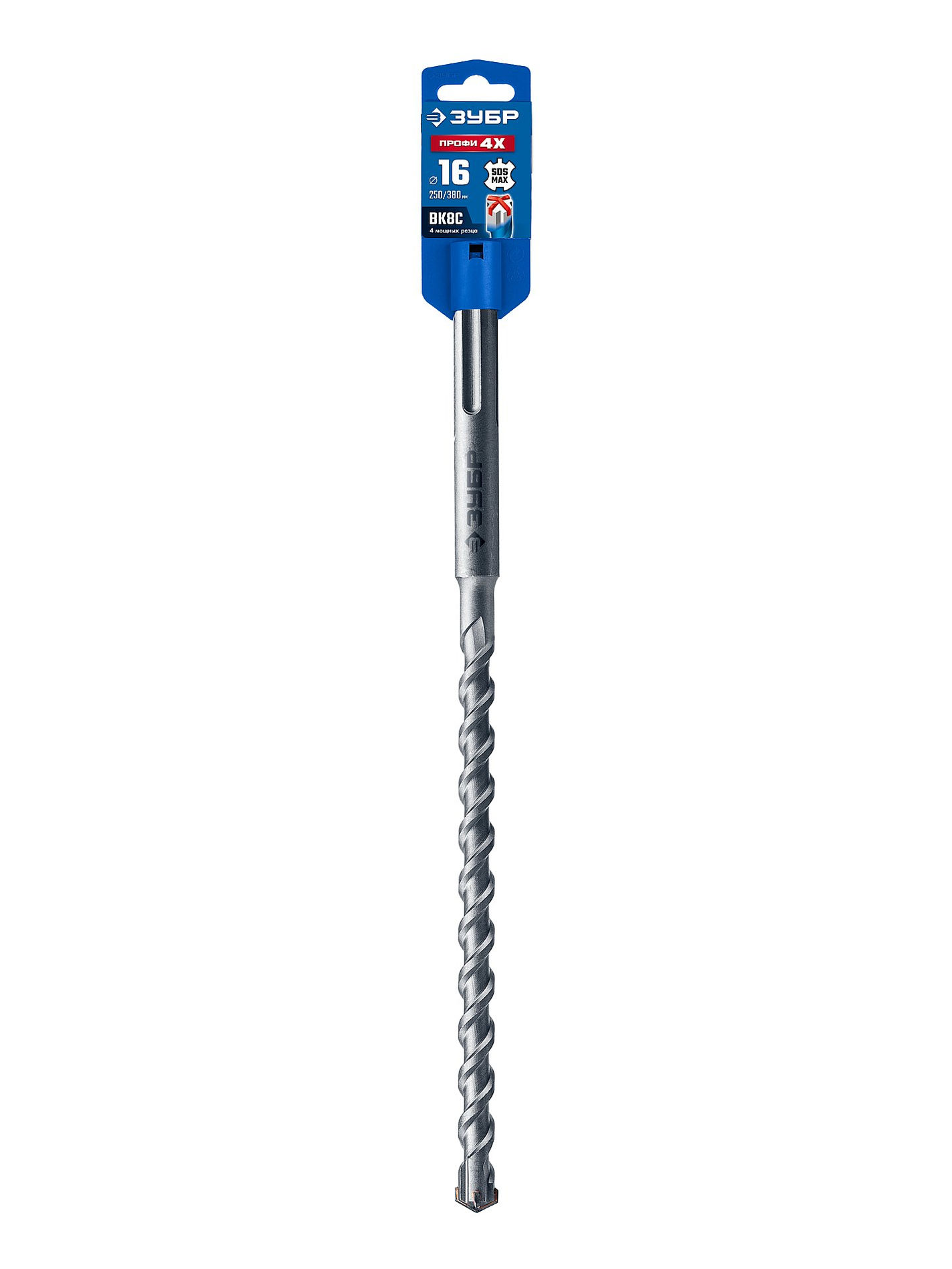 Бур SDS-max 16 х 250/380 мм ПРОФИ-4Х Профессионал ЗУБР 29350-250-16_z03