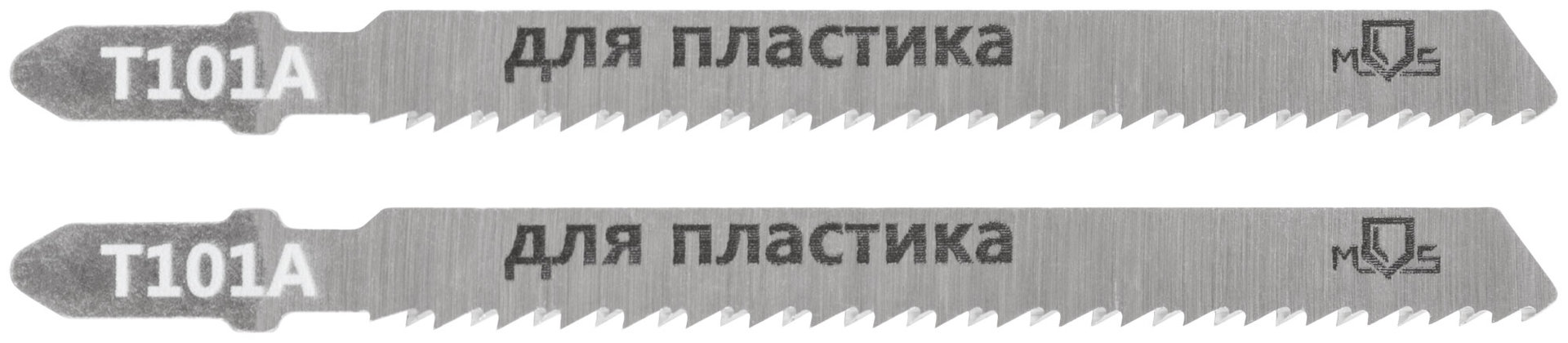 Полотна для эл. лобзика, Т101A, по дереву, HCS, 100 мм, 2 шт. (40800М)