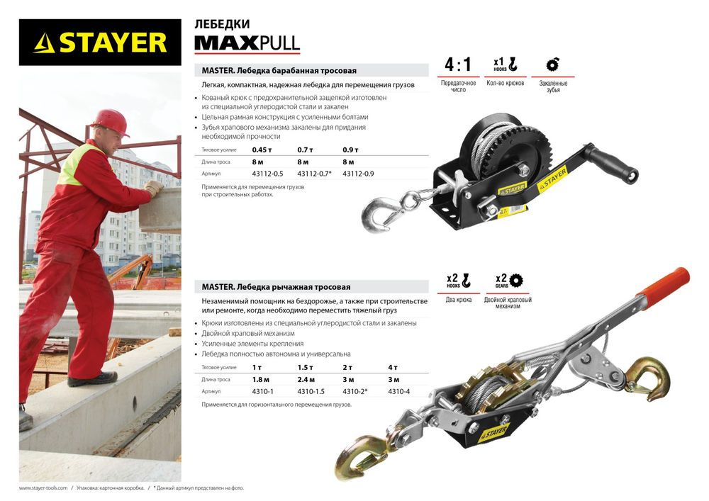 Буры SDS-plus набор STAYER 3 шт: 6x160, 8x160, 10x160 мм 29250-H3  