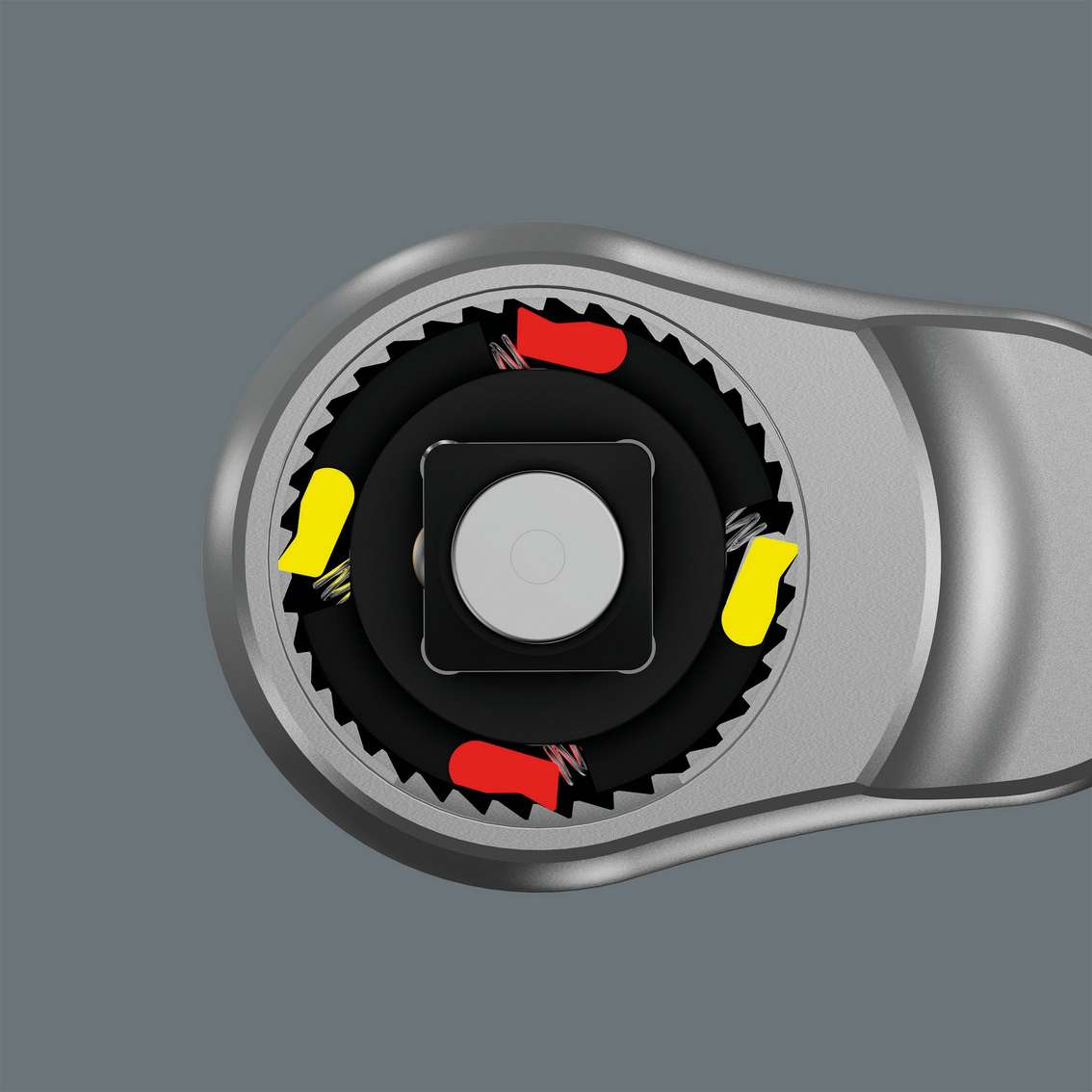 Трещотка 1/2 x 281 мм сдвижной квадрат 76 зубьев Zyklop Metal Push серия 8003 C Wera WE-004063