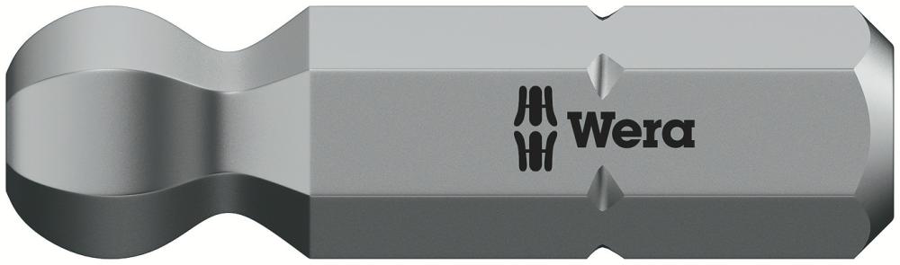 Бита с внешним шестигранником 4 x 25 мм с шаром 1/4 C6.3 Hex серия 842/1 Z Wera WE-056354