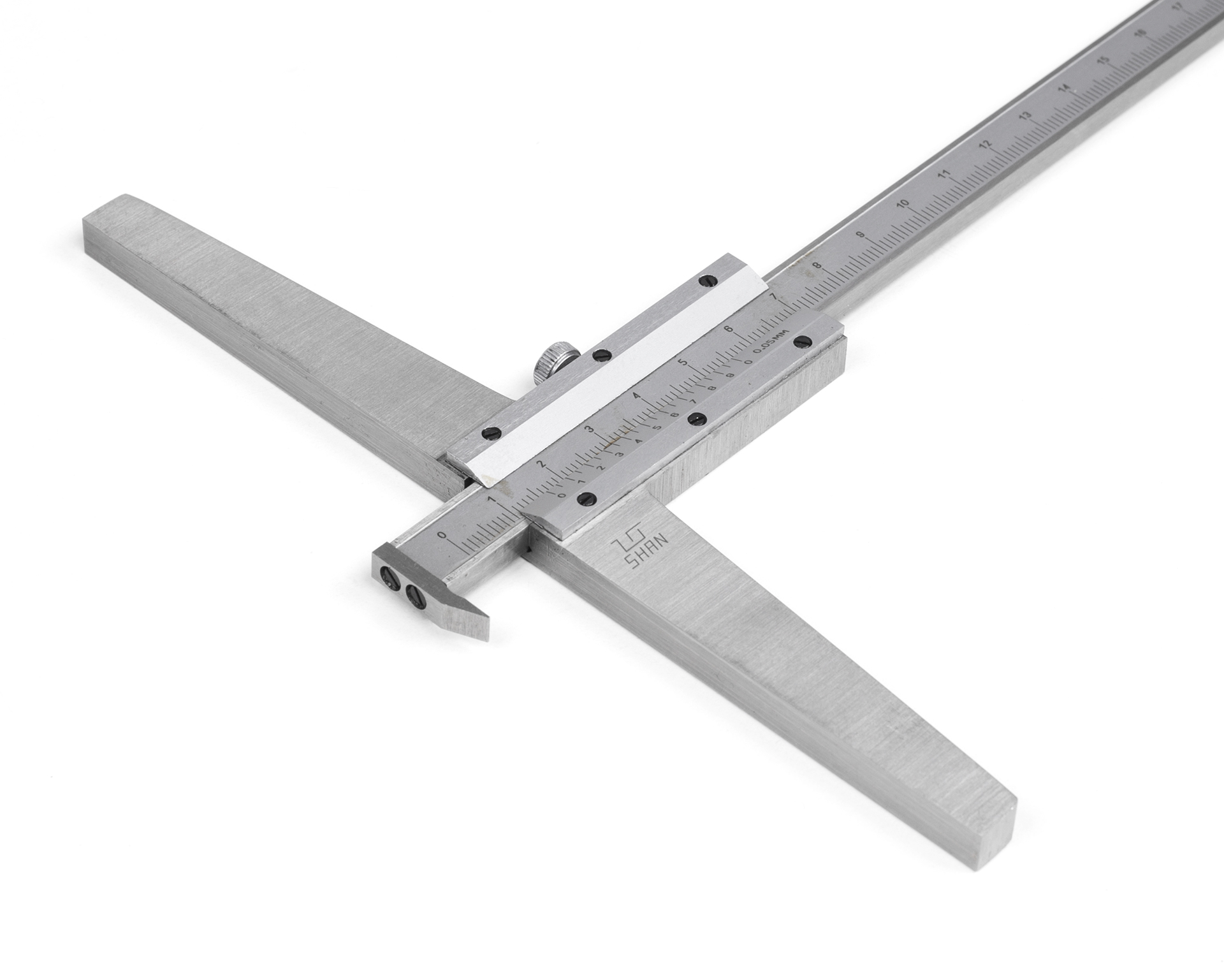 Штангенглубиномер ШГ 500мм 0.05 с толщиномером SHAN
