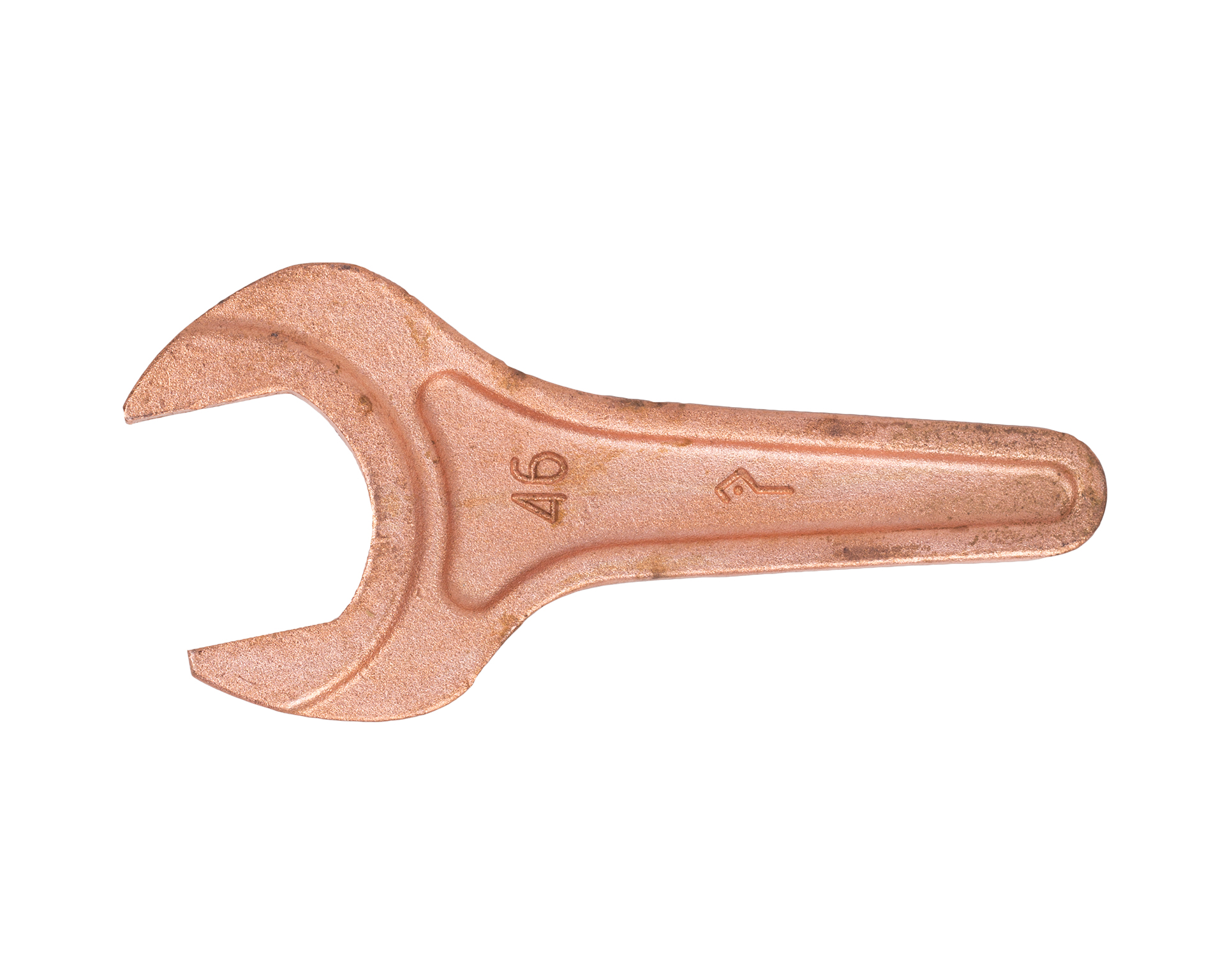 Ключ гаечный рожковый односторонний 46 мм омеднение