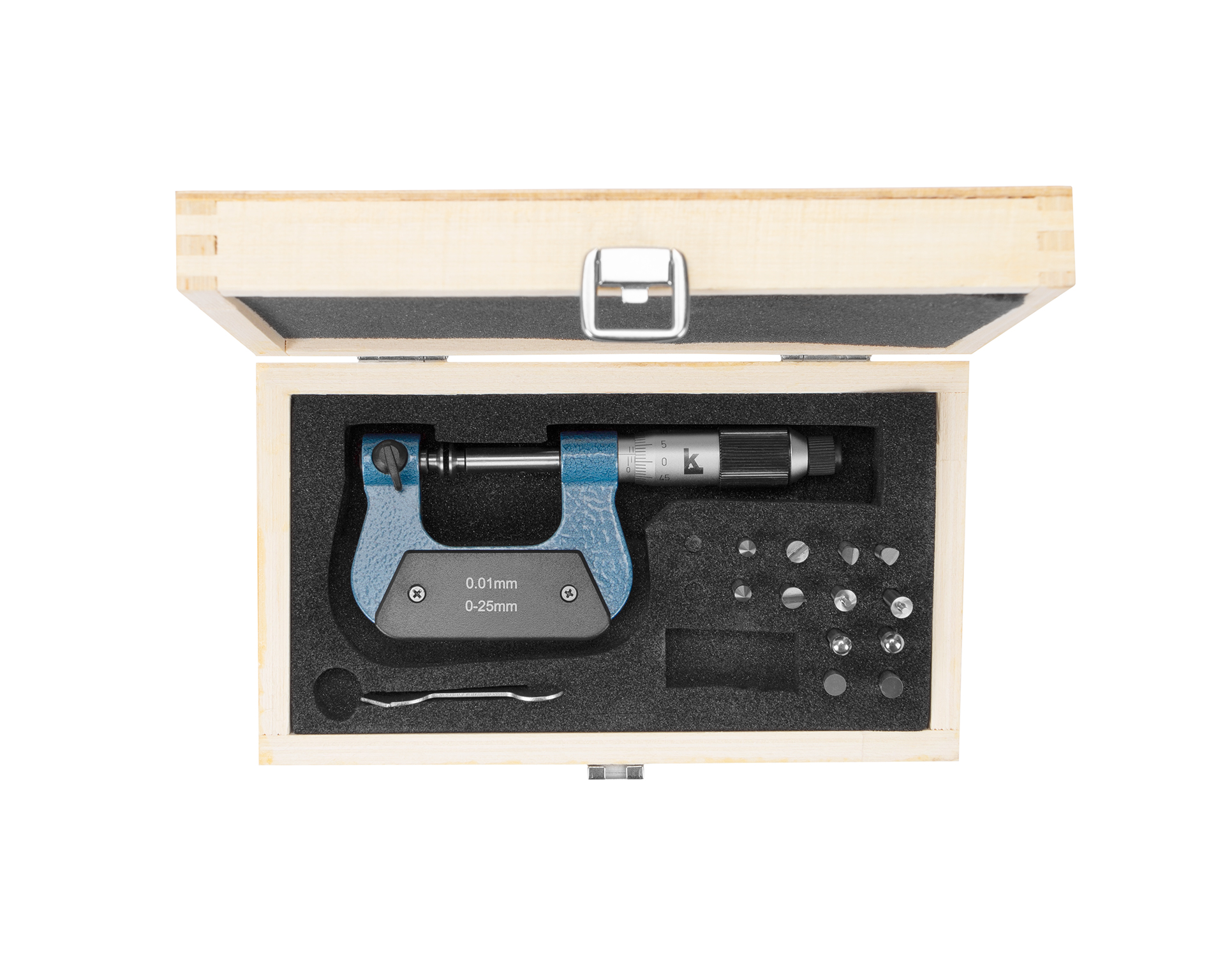 Микрометр со вставками МВУ-25 0.01 КЛБ