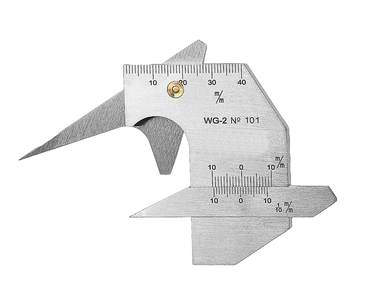 Шаблон сварщика WG 2 нержавеющая сталь Микрон