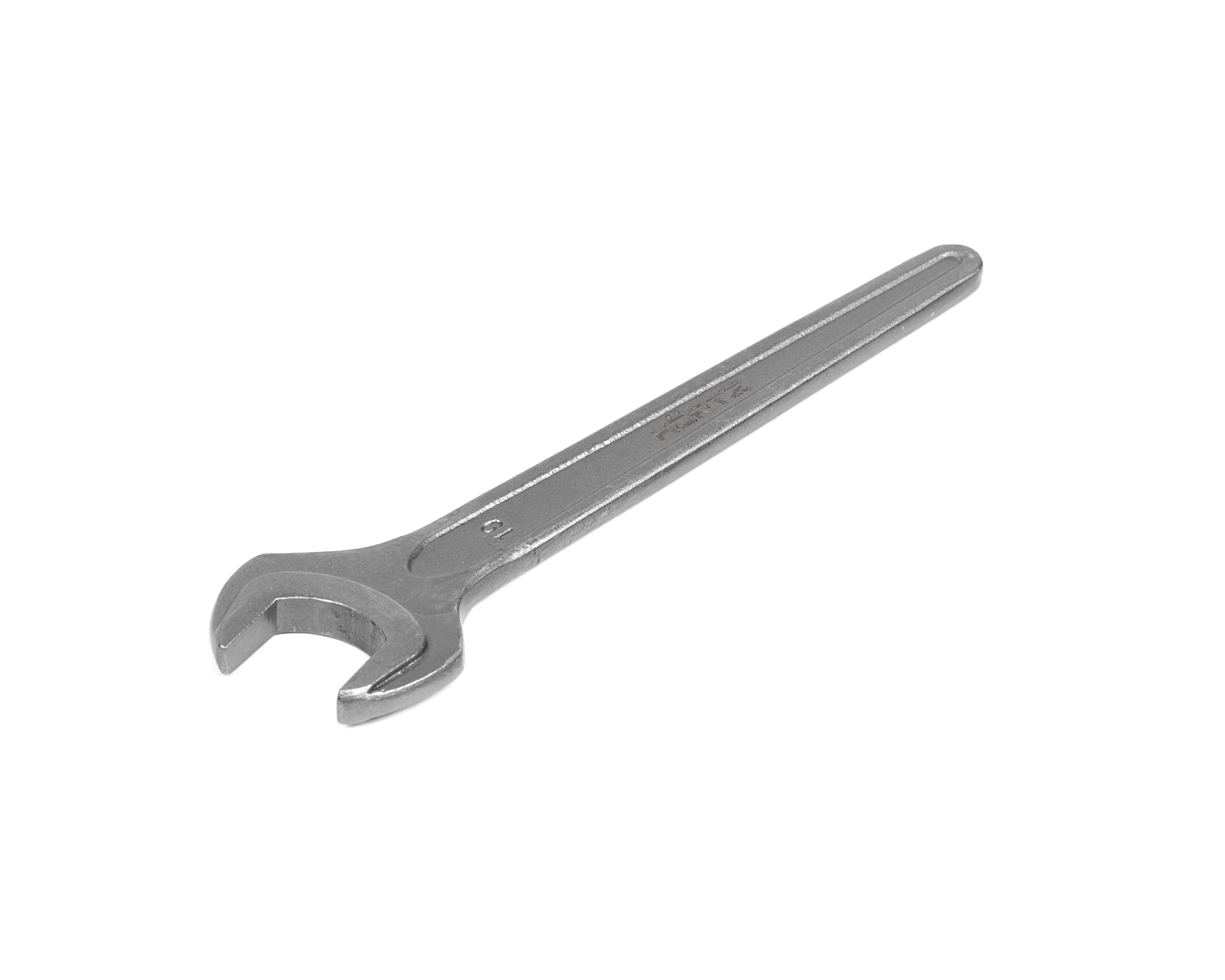 Ключ гаечный рожковый односторонний 19 мм длинная ручка HORTZ