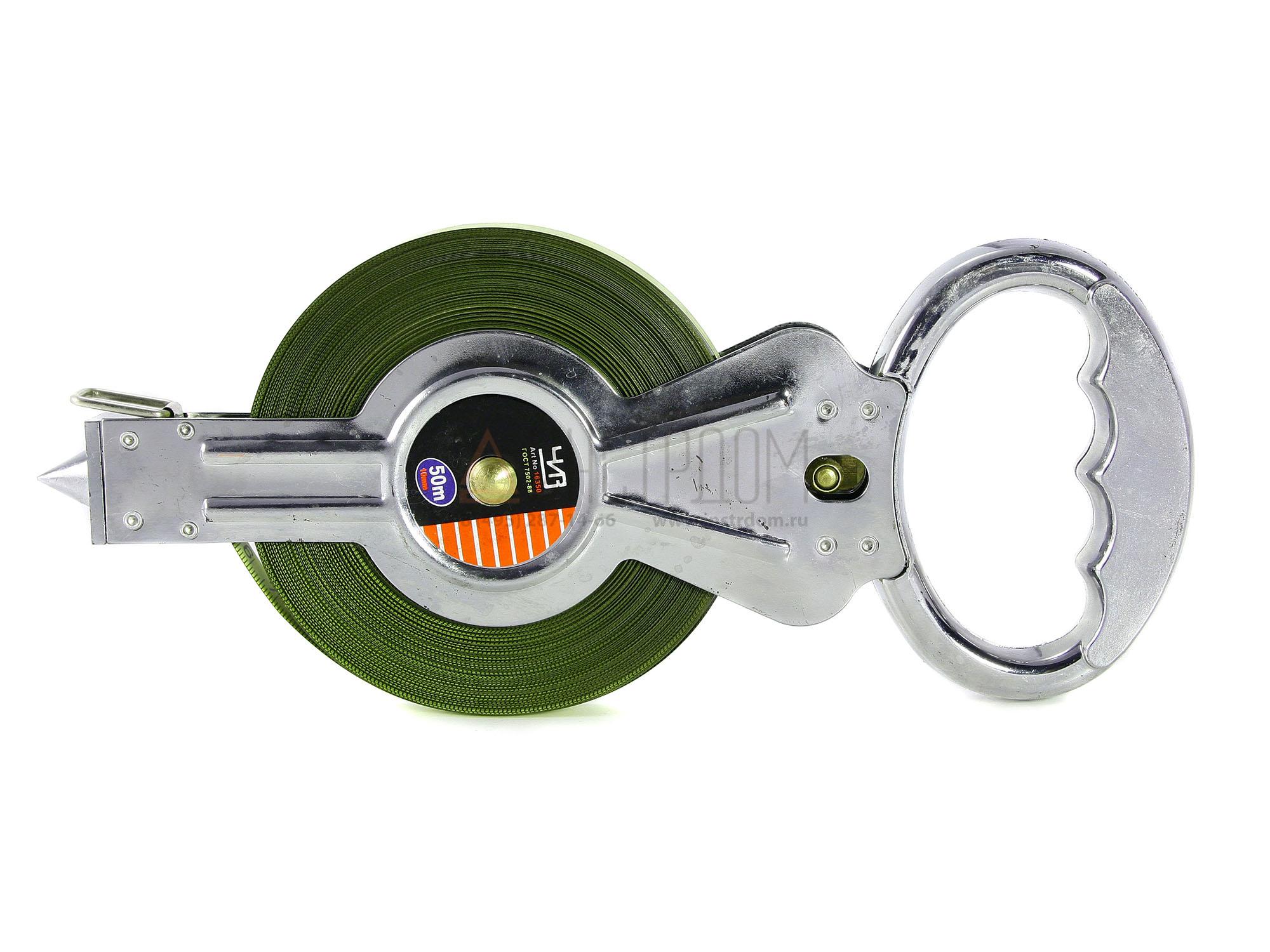 Рулетка 50м открытый корп. (16350) ЧИЗ