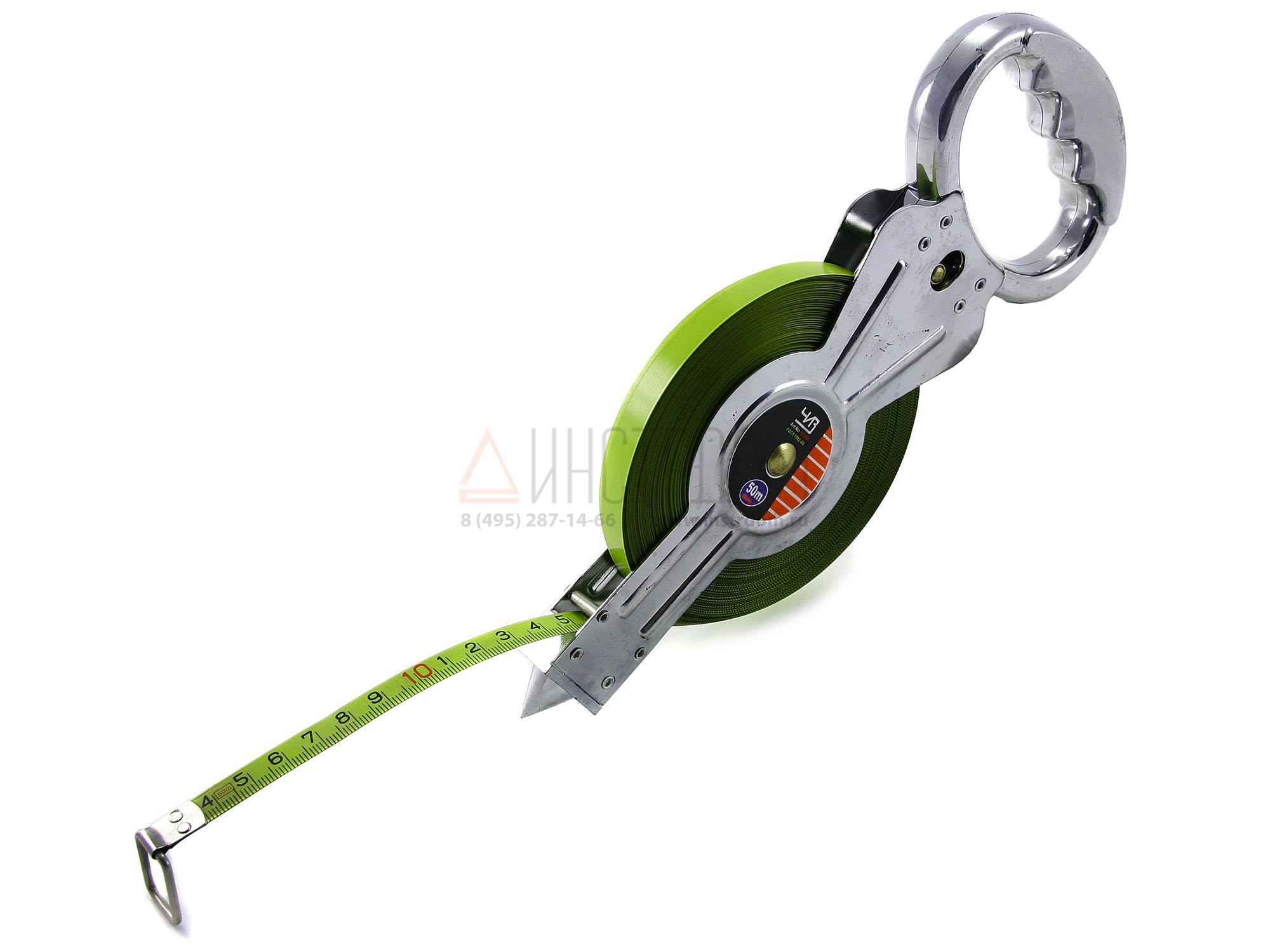 Рулетка 50м открытый корп. (16350) ЧИЗ